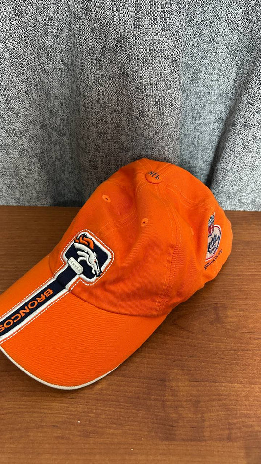 Gorra Denver Broncos naranja (bordada) — pieza única