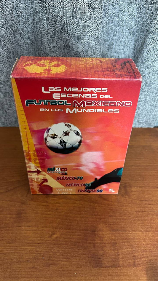 Box set 4 DVDs — Las mejores escenas del fútbol mexicano en los mundiales