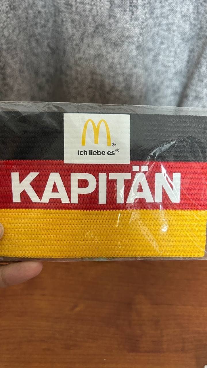 Banda de capitán KAPITÄN McDonald’s (Alemania) 2014 - SELLADA