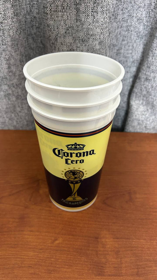 Vaso Corona Cero x Club América | Edición Especial (Tricampeonato)